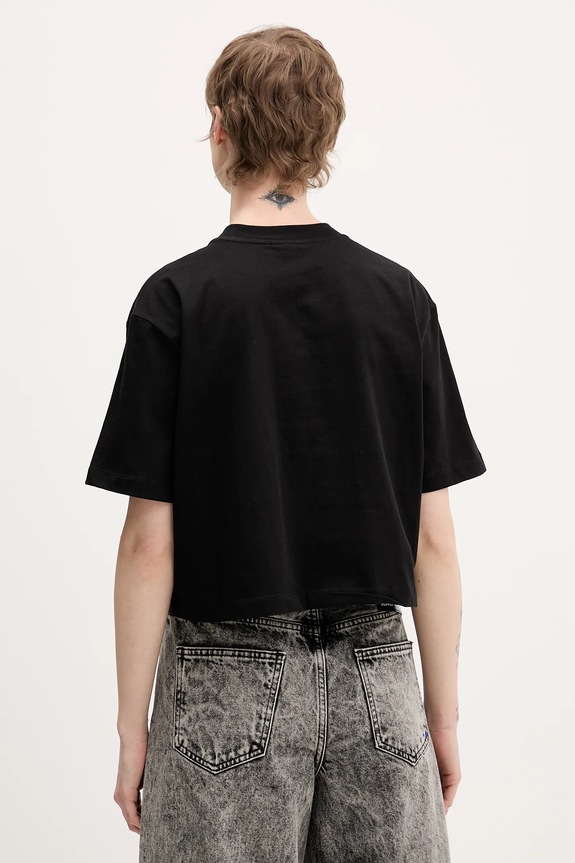 Oblečenie Bavlnené tričko Karl Lagerfeld Jeans B1W17054 čierna