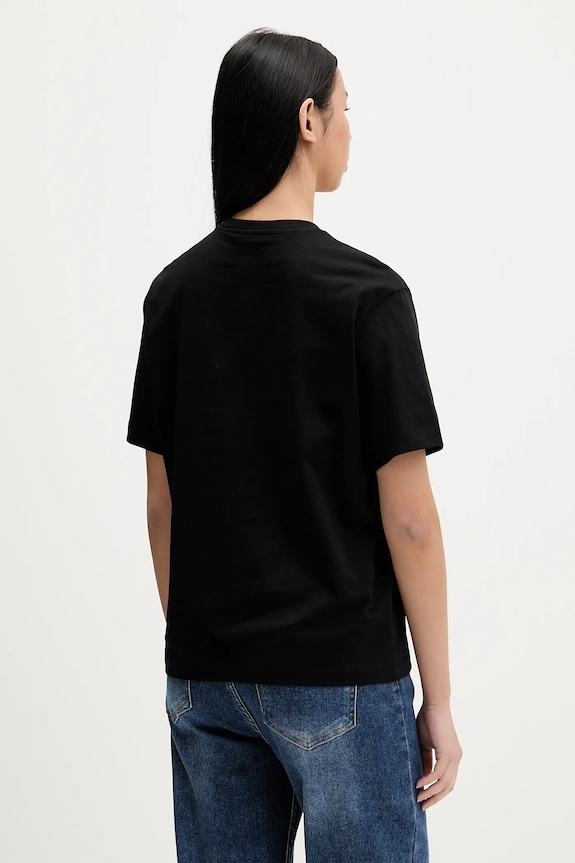 Одежда Хлопковая футболка Karl Lagerfeld Jeans B1W17057 чёрный