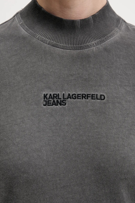 Karl Lagerfeld Jeans t-shirt in cotone B1W17060 grigio
