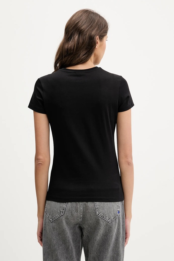 Дрехи Памучна тениска Karl Lagerfeld Jeans B1W17053 черен