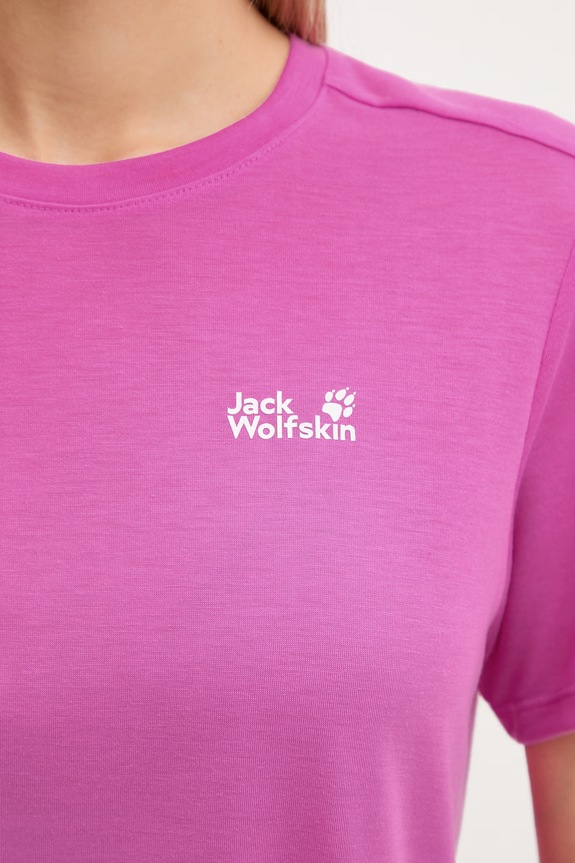 Jack Wolfskin T-shirt sportowy damski Vonnan A63951 różowy