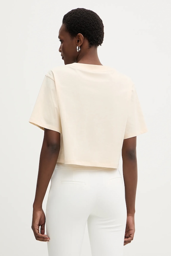 Odzież Patrizia Pepe t-shirt bawełniany 8M1798.J387 beżowy