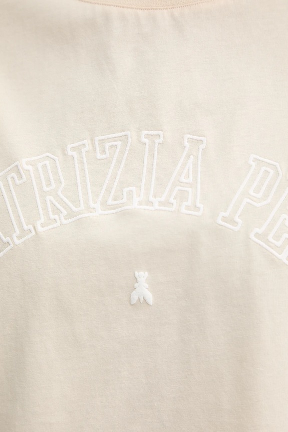 Patrizia Pepe t-shirt bawełniany 8M1798.J387 beżowy