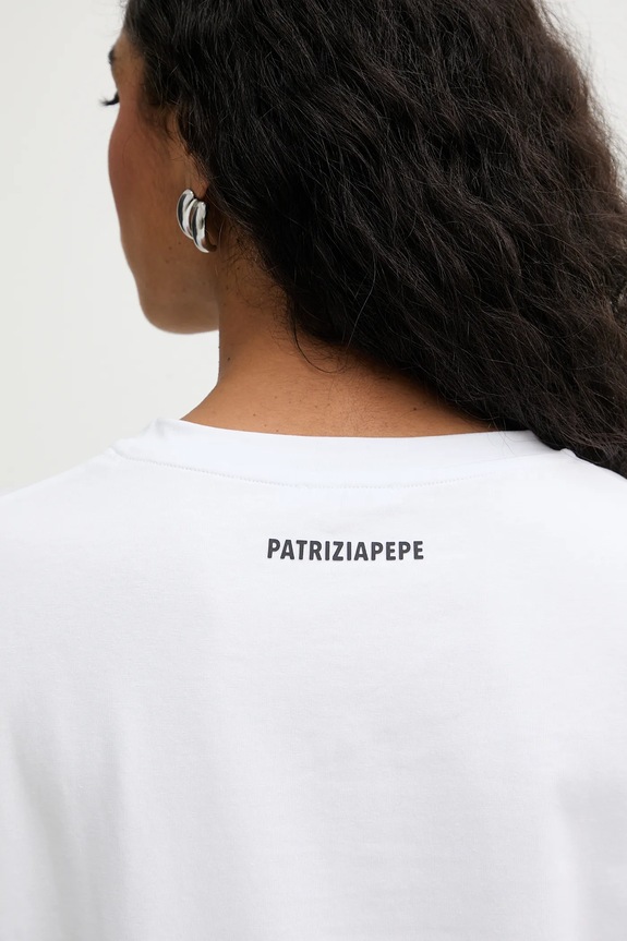 Patrizia Pepe tricou 8M1800.J061 alb