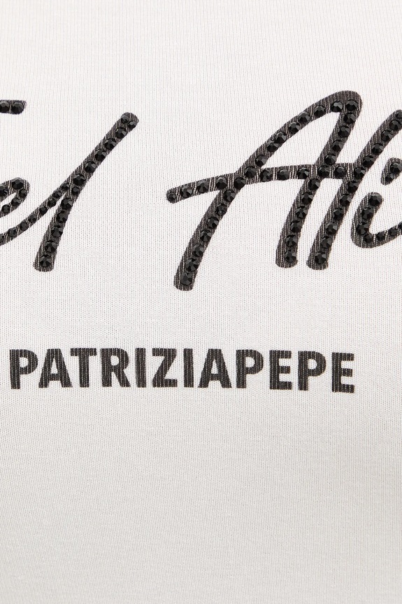 Tričko Patrizia Pepe 8M1807.J051 biela