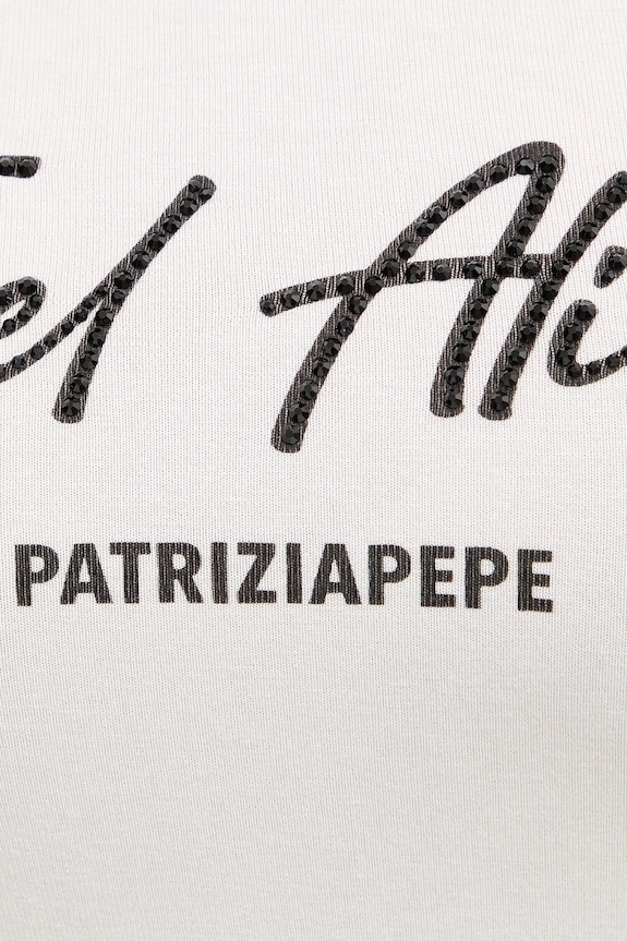 Tričko Patrizia Pepe 8M1807.J051 biela
