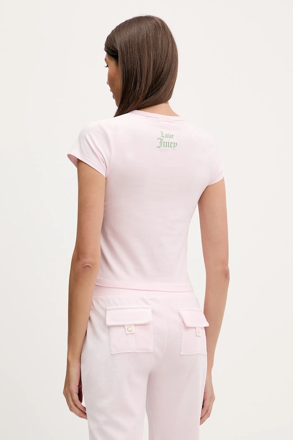 Oblečenie Tričko Juicy Couture Angel JCNCT126461 ružová