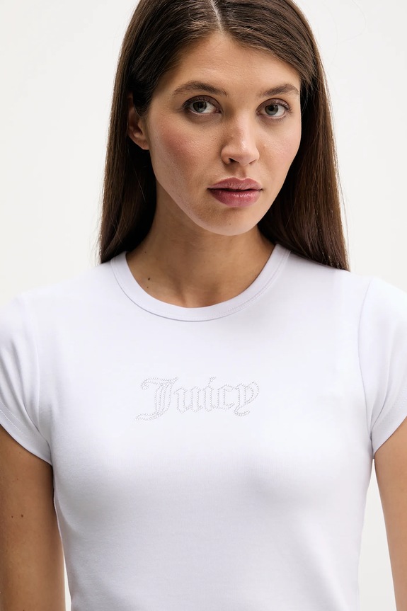 Juicy Couture tricou alb JCWCT126301