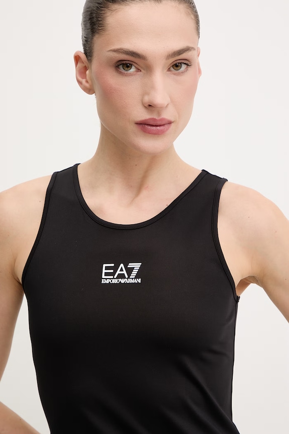 EA7 Emporio Armani top treningowy czarny AF14524.7W000314