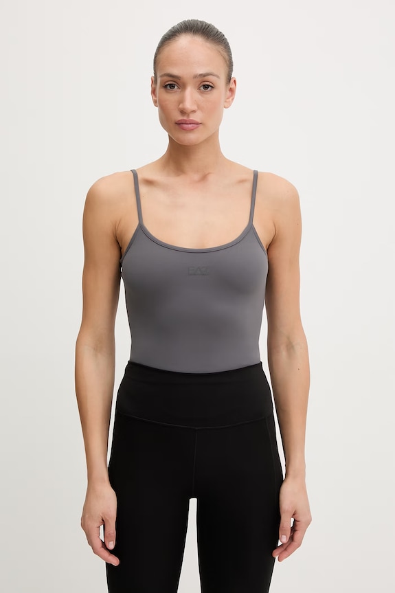 EA7 Emporio Armani top de antrenament pentru femei gri AF21585.7W000922