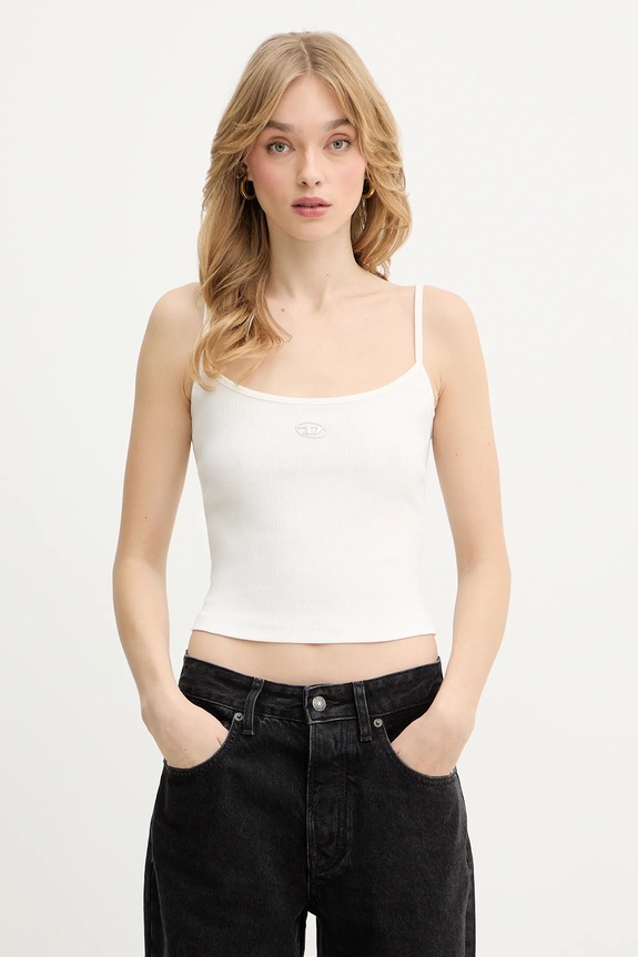 Diesel top T-HUPY-OD imprimeu bej A19911.0JMBA