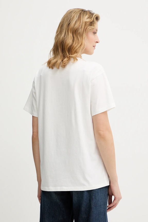Îmbrăcăminte Diesel tricou din bumbac T-NORMY-OD-S1 A20399.0JMBB bej