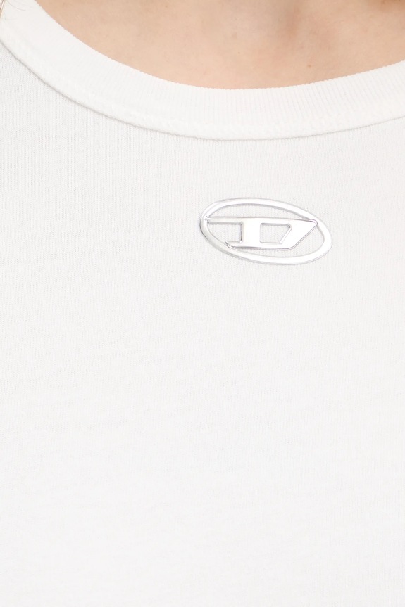 Diesel tricou din bumbac T-NORMY-OD-S1 A20399.0JMBB bej