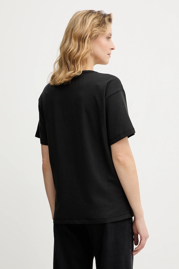 Îmbrăcăminte Diesel tricou din bumbac T-NORMY-OD-S1 A20399.0JMBB negru