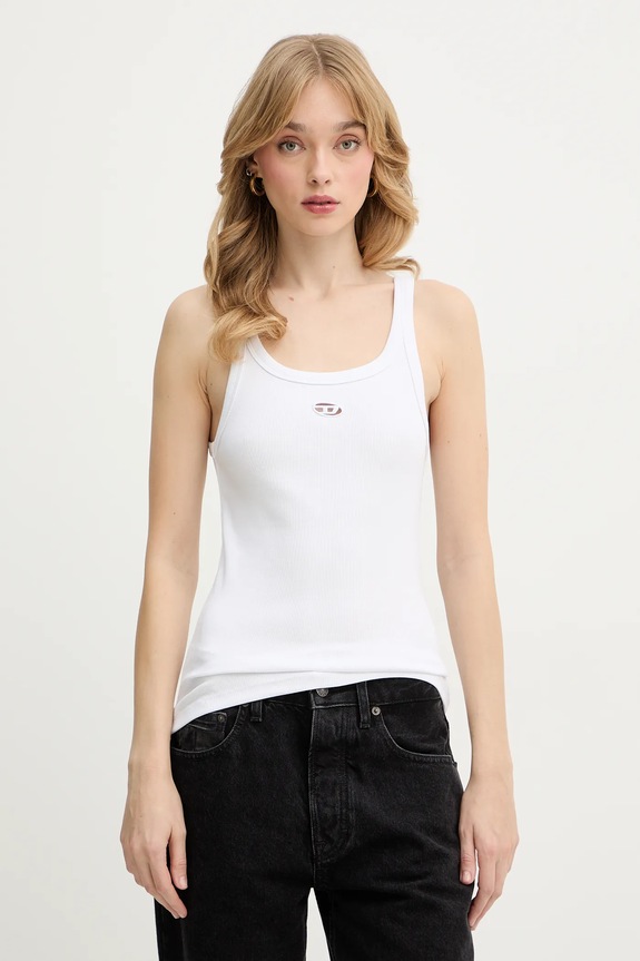 Diesel top T-WIFE-OD imprimeu alb A21720.0EJAI
