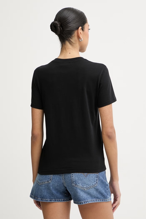 Îmbrăcăminte Diesel tricou pentru femei, din bumbac T-REG-S1 A22488.0JMBD negru