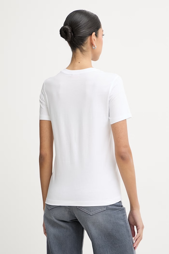 Îmbrăcăminte Diesel tricou basic pentru femei, din bumbac T-REG-S2 A22503.0JMBD alb