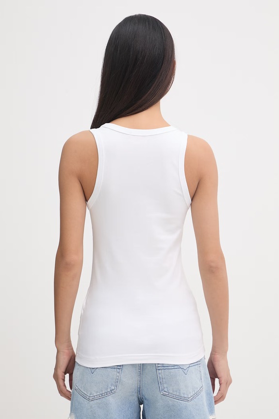 Odzież Diesel top damski bawełniany T-ANKY-S2 A22506.0QHHA biały