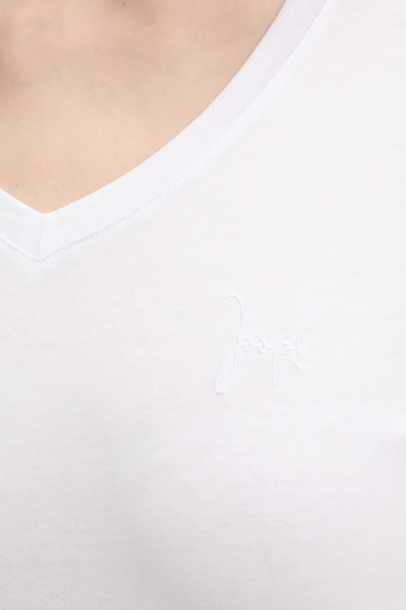 Joop! t-shirt bawełniany 30049368 biały