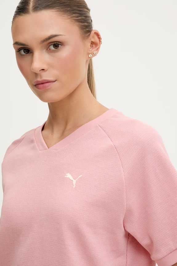 Puma t-shirt damski Class Relaxed różowy 691872