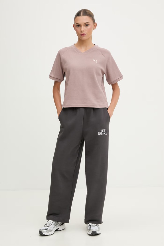 Puma t-shirt damski Class Relaxed 691872 brązowy SS26