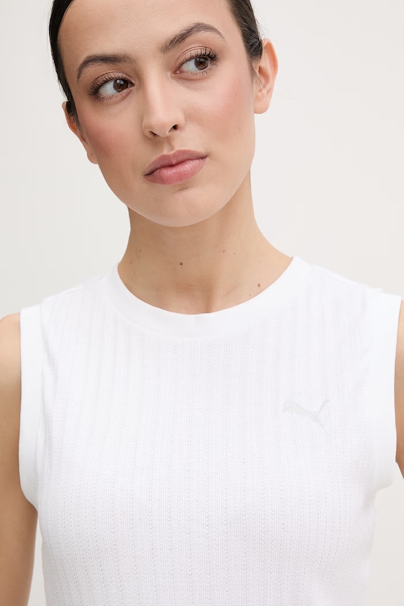 Oblačila Puma top ženski HER Comfort 691893 bela