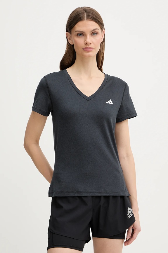 adidas Performance edzős póló Essentials elasztánnal szürke KA2474