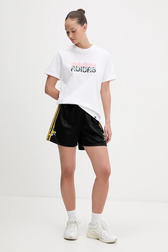 adidas tricou din bumbac Soft Side KA5097 alb SS26