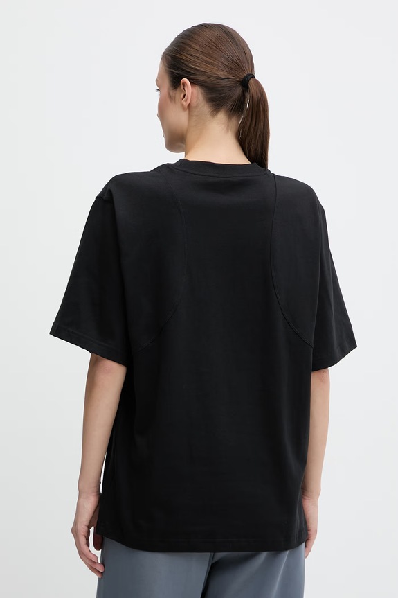 Ρούχα Βαμβακερό μπλουζάκι adidas by Stella McCartney KA9549 μαύρο