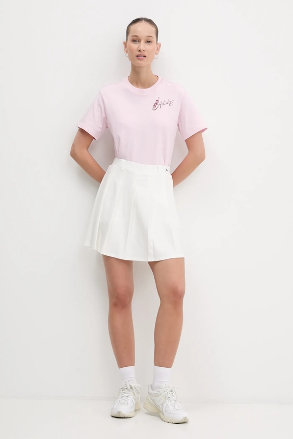 adidas tricou din bumbac KA9966 roz SS26