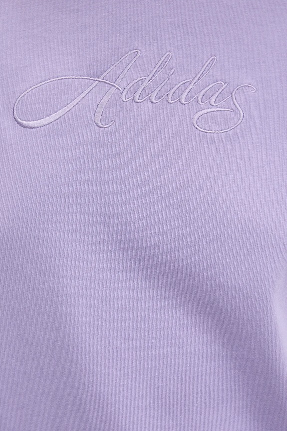 Pamučna majica adidas KB2402 ljubičasta