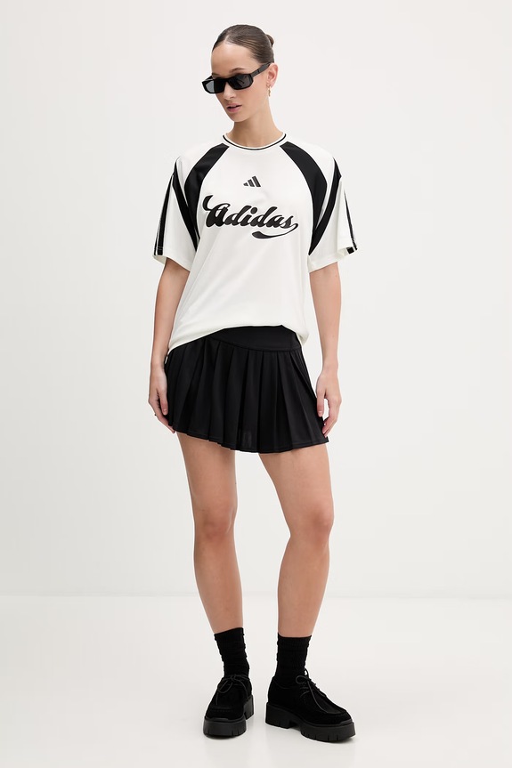 adidas tricou House of Tiro KB6126 bej SS26
