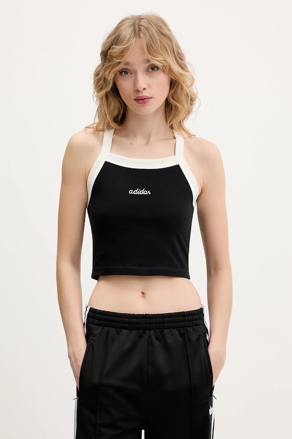Top adidas slim crna KC3936