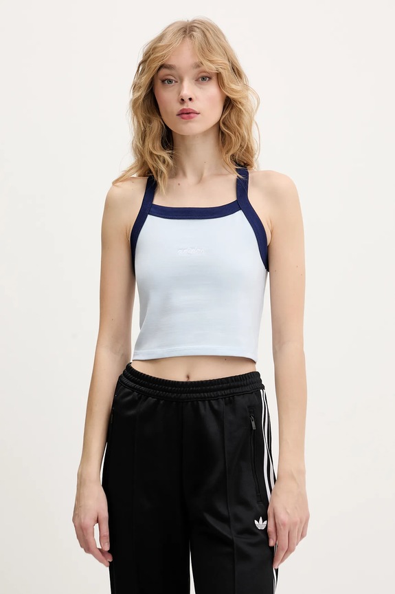 adidas top elasztánnal kék KC3937