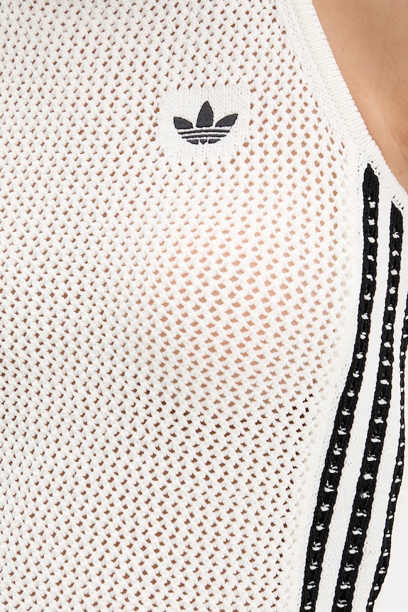 adidas Originals top Crochet KC6485 beżowy