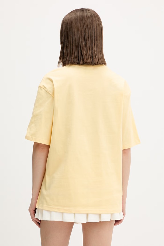 Ruházat adidas Originals t-shirt női pamut KD1369 sárga