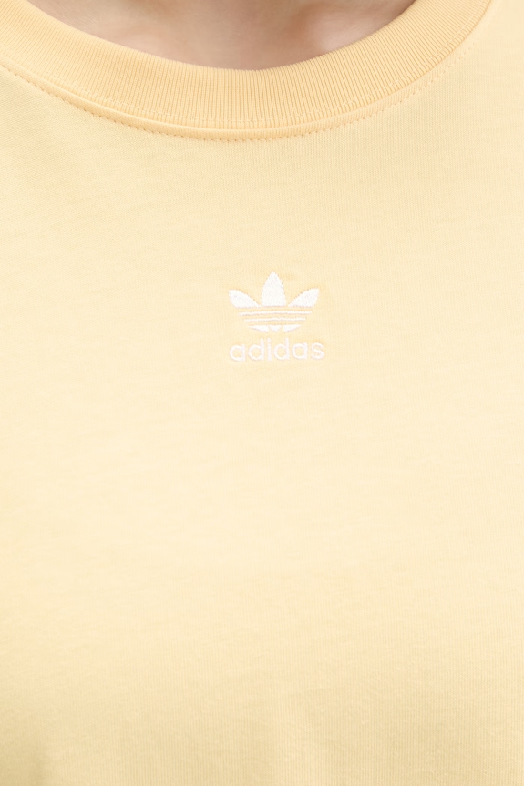 adidas Originals t-shirt női pamut KD1369 sárga