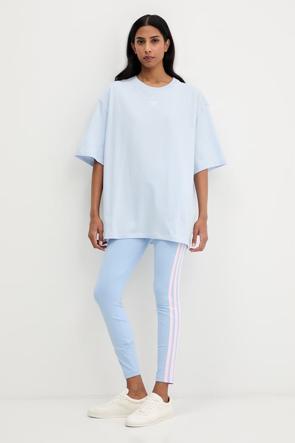 adidas Originals t-shirt bawełniany KD1374 niebieski SS26