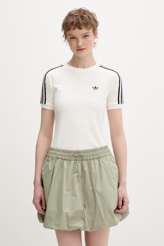adidas Originals t-shirt damski beżowy KD1411