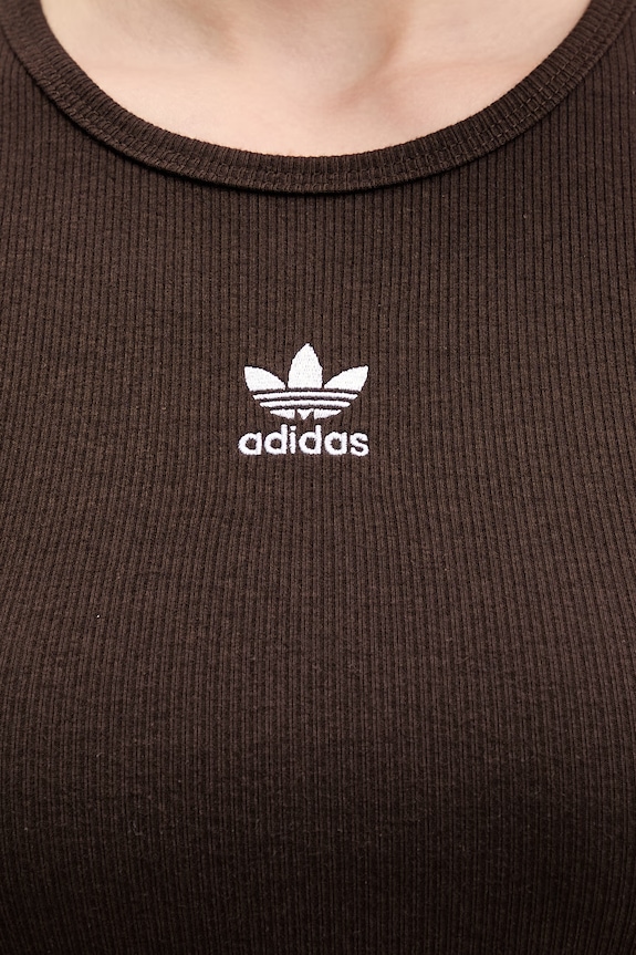 Top adidas Originals KD3821 καφέ