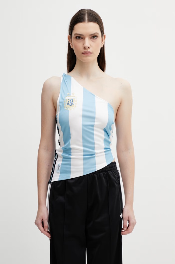adidas Originals top Argentina applique blue KE2295