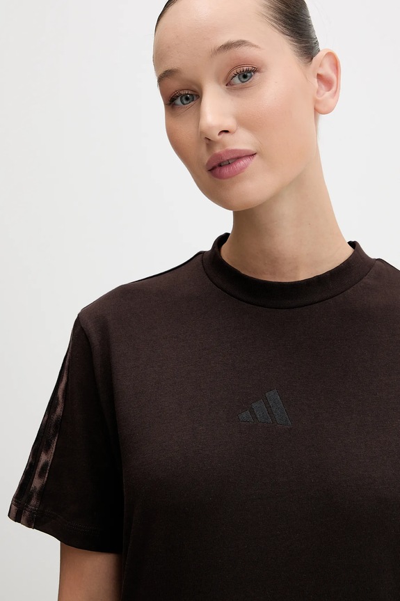 adidas tricou din bumbac maro KE8830