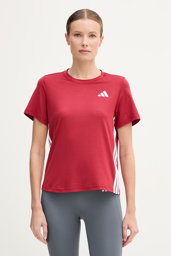Tréningové tričko adidas Performance nášivka červená KF8556