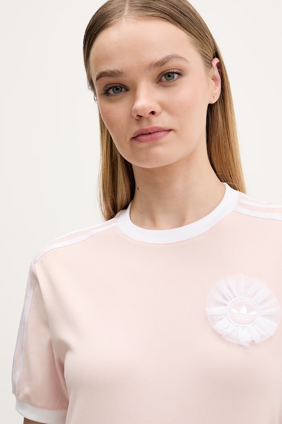 Μπλουζάκι adidas Originals ροζ KS6561