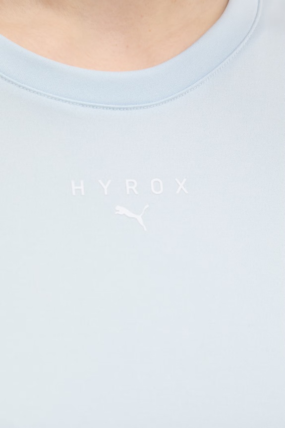 Puma t-shirt treningowy Poly graphic HYROX 528508 niebieski