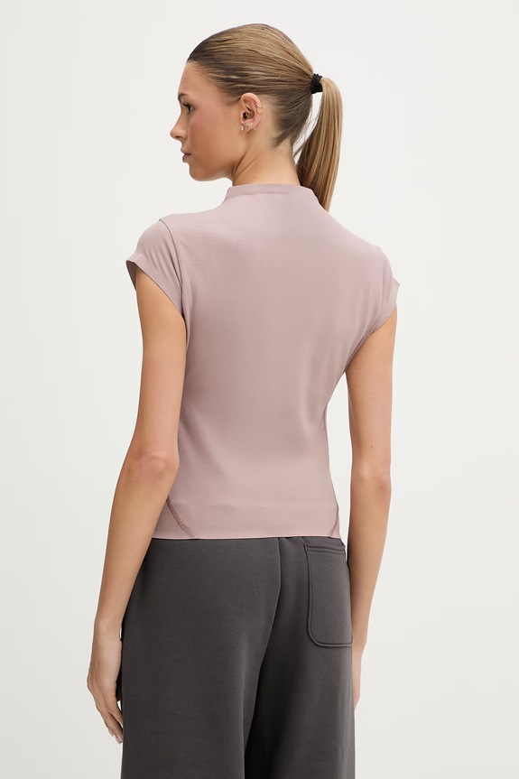 Odzież Puma t-shirt damski bawełniany z elastanem PUMATECH SENSE 634568 beżowy