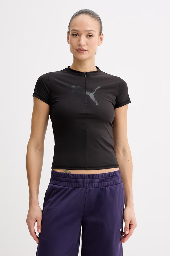 Puma T-shirt damski Graphic czarny 634600