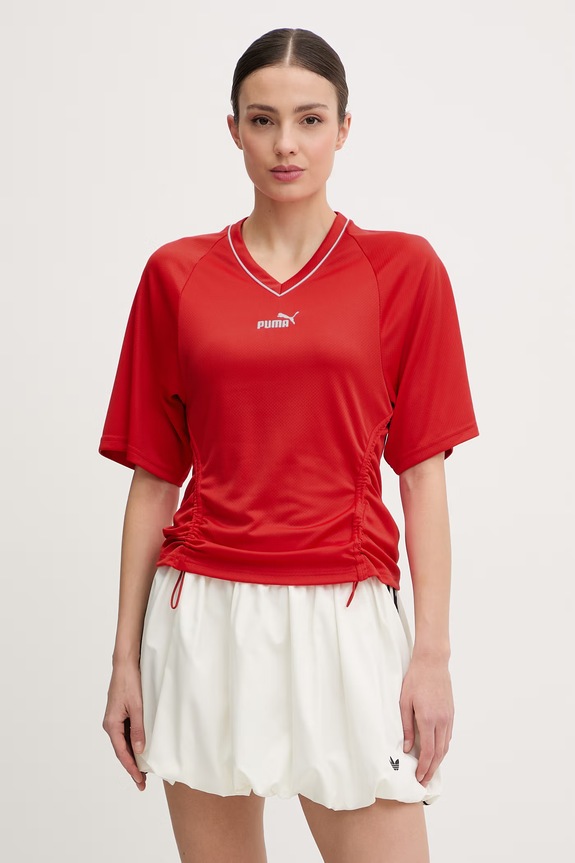 Puma póló női FUTURE PUMA ARCHIVE piros 634624