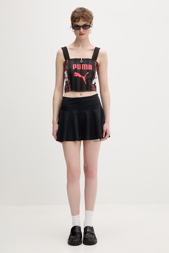 Puma top damski FUTURE PUMA ARCHIVE 635675 czarny SS26