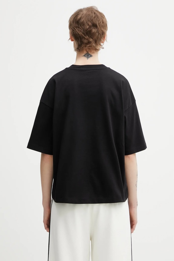 Oblečení Bavlněné tričko Carhartt WIP W SS Signet T-Shirt I036035.K02XX černá
